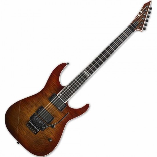 ESP E-II M-II Amber Cherry Sunburst Elektro Gitar ESP E-II M-II Amber Cherry Sunburst Elektro Gitar