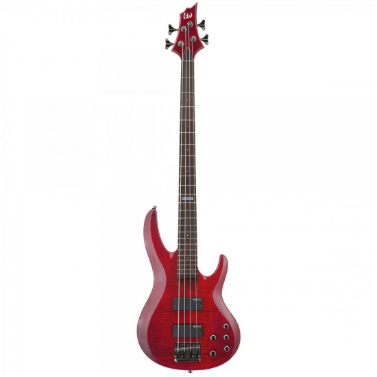 ESP LTD B-154 DX See Thru Red Bas Gitar