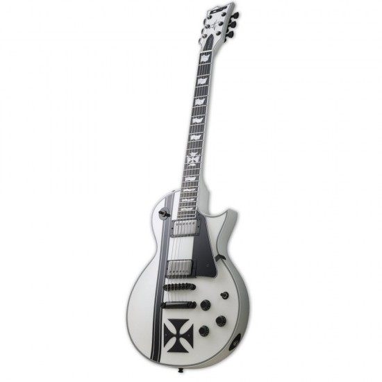 ESP LTD Iron Cross Snow White James Hetfield Signature Elektro Gitar ESP LTD Iron Cross Snow White James Hetfield Signature Elektro Gitar