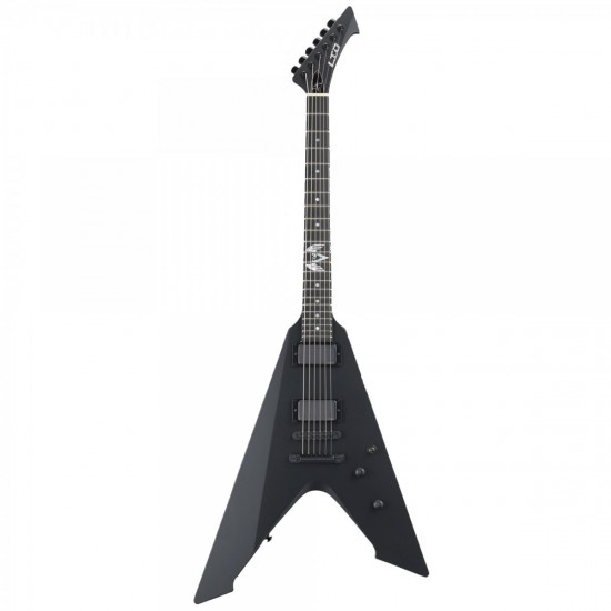 ESP LTD James Hetfield Signature Vulture Black Satin Elektro Gitar ESP LTD James Hetfield Signature Vulture Black Satin Elektro Gitar