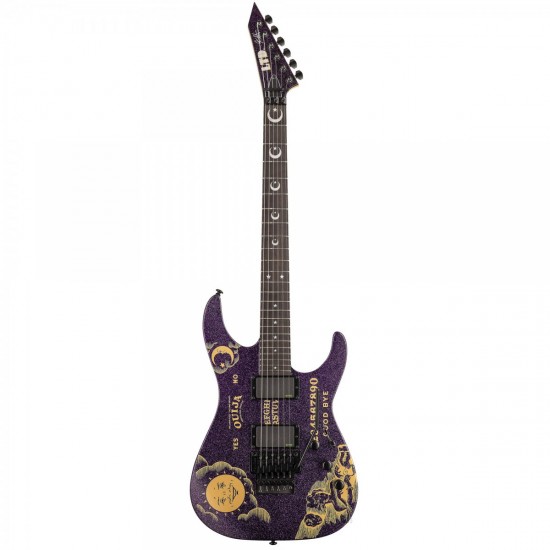 ESP LTD KH-OUIJA Kirk Hammett Limited Edition Purple Sparkle Elektro Gitar
