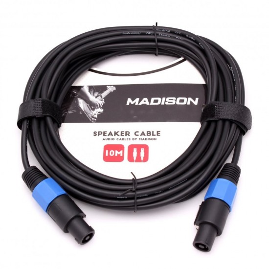 Madison Hoparlör Kablosu Speakon Jack 10 Metre- SİYAH Madison Hoparlör Kablosu Speakon Jack 10 Metre- SİYAH