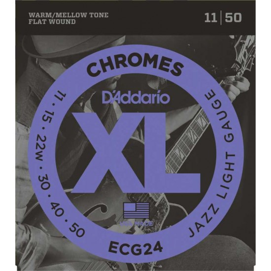ELEKTRO GİTAR TELİ, CHROMES, 11-50, JAZZ LIGHT GAU